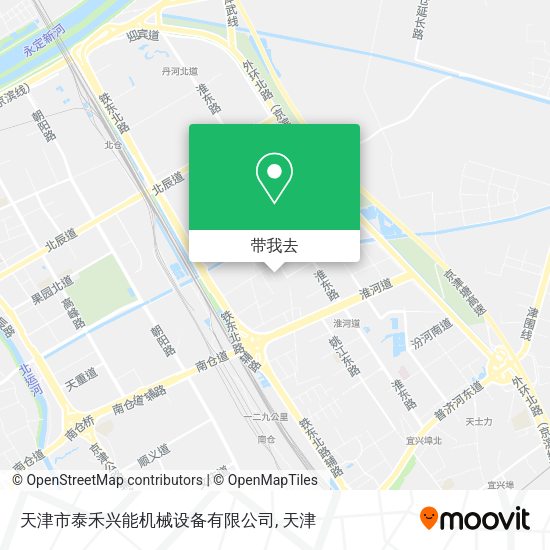 天津市泰禾兴能机械设备有限公司地图