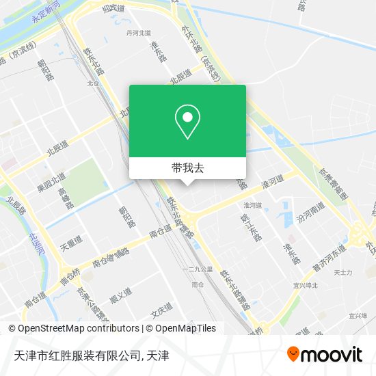 天津市红胜服装有限公司地图