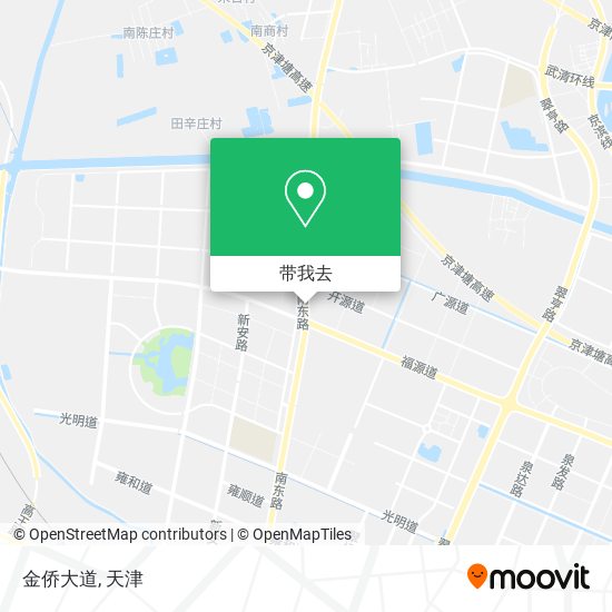 金侨大道地图