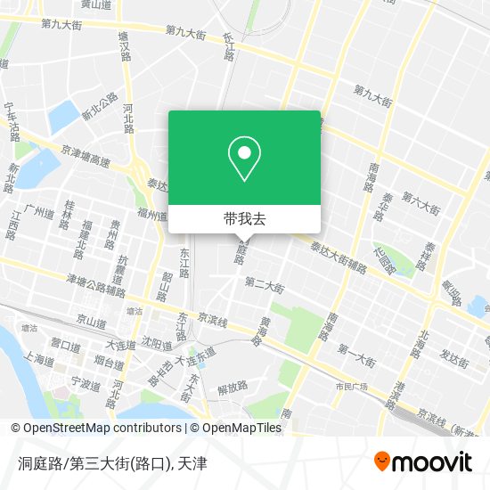 洞庭路/第三大街(路口)地图