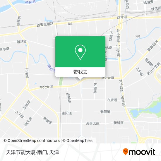 天津节能大厦-南门地图
