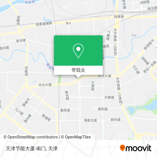 天津节能大厦-南门地图