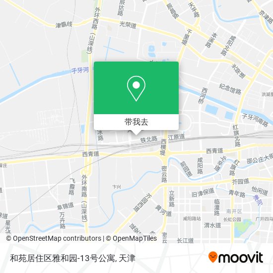 和苑居住区雅和园-13号公寓地图