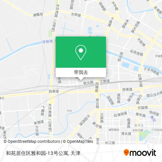 和苑居住区雅和园-13号公寓地图