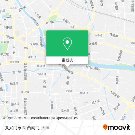 复兴门家园-西南门地图