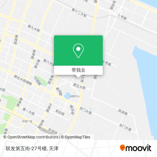 联发第五街-27号楼地图