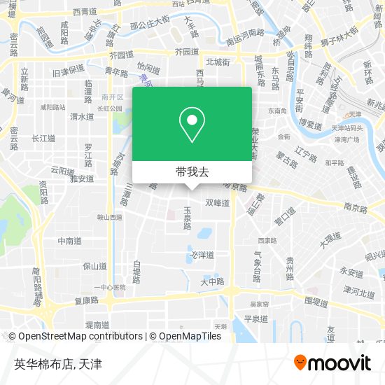 英华棉布店地图