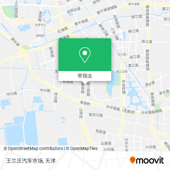 王兰庄汽车市场地图