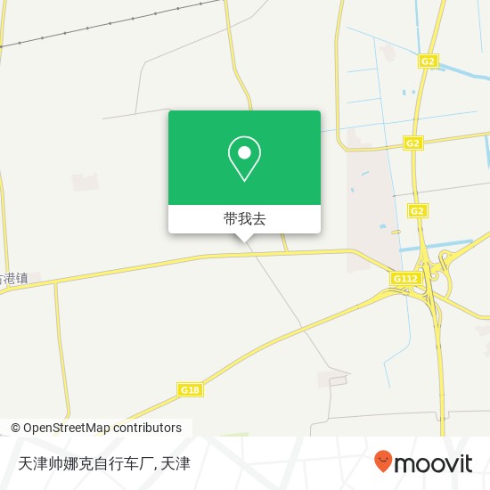 天津帅娜克自行车厂地图