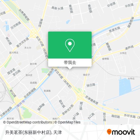 升美茗茶(东丽新中村店)地图