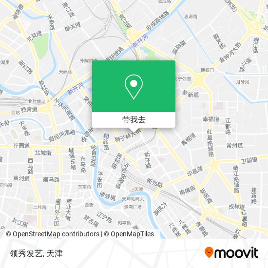 领秀发艺地图