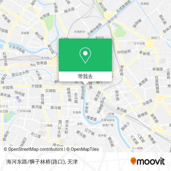 海河东路/狮子林桥(路口)地图