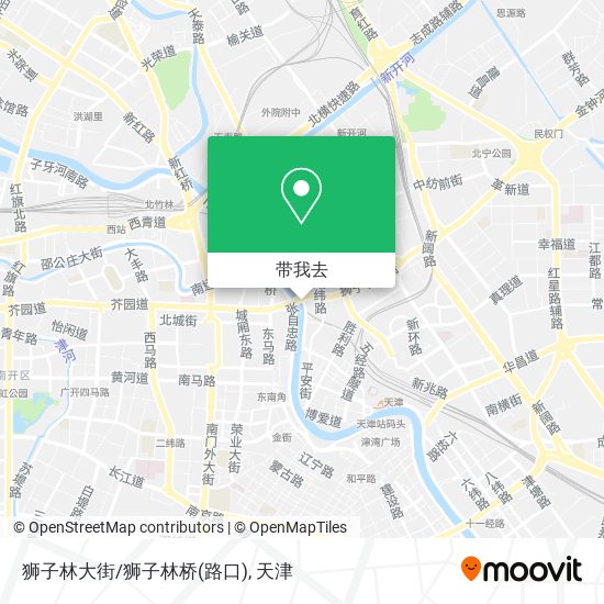狮子林大街/狮子林桥(路口)地图