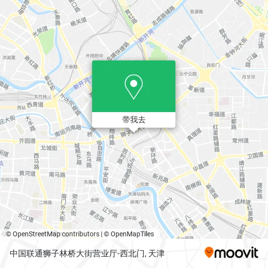 中国联通狮子林桥大街营业厅-西北门地图
