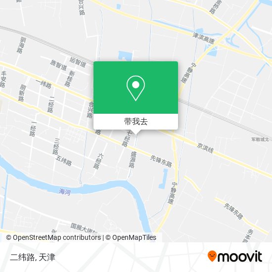 二纬路地图