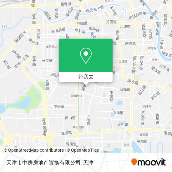 天津市中房房地产置换有限公司地图