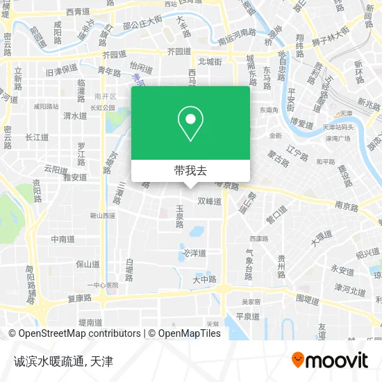诚滨水暖疏通地图