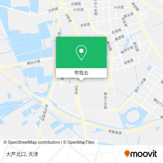 大芦北口地图