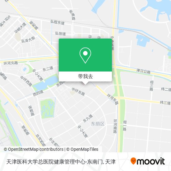 天津医科大学总医院健康管理中心-东南门地图