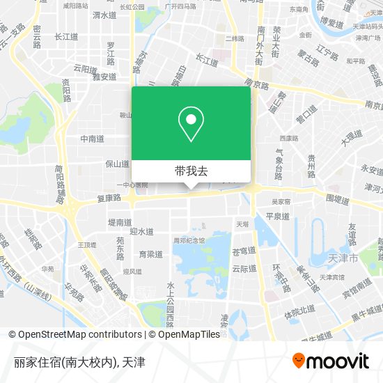 丽家住宿(南大校内)地图