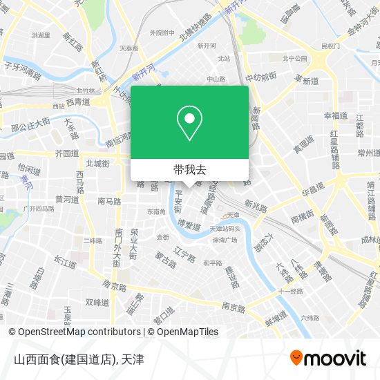 山西面食(建国道店)地图