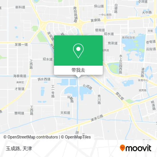 玉成路地图