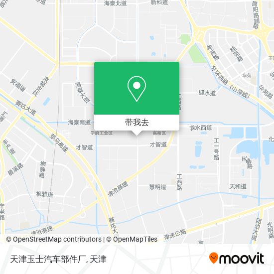 天津玉士汽车部件厂地图