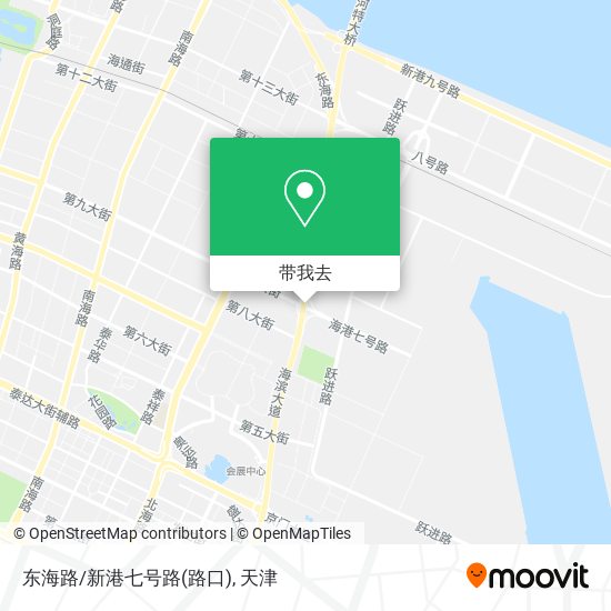 东海路/新港七号路(路口)地图