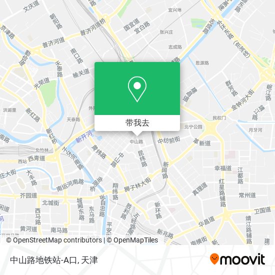 中山路地铁站-A口地图