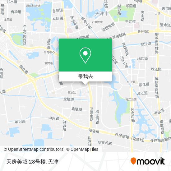 天房美域-28号楼地图