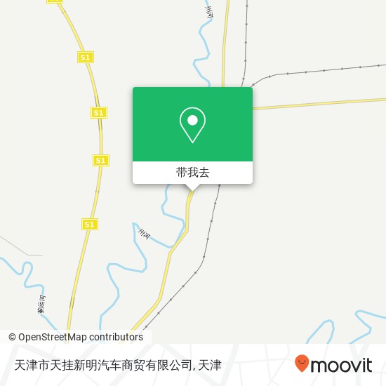 天津市天挂新明汽车商贸有限公司地图