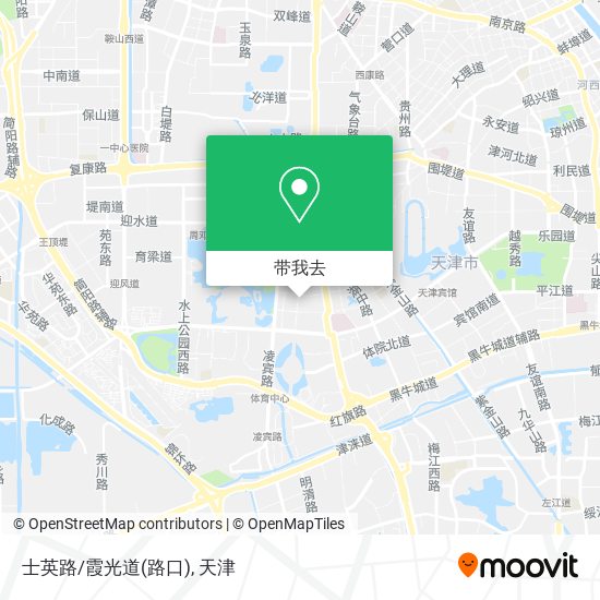 士英路/霞光道(路口)地图