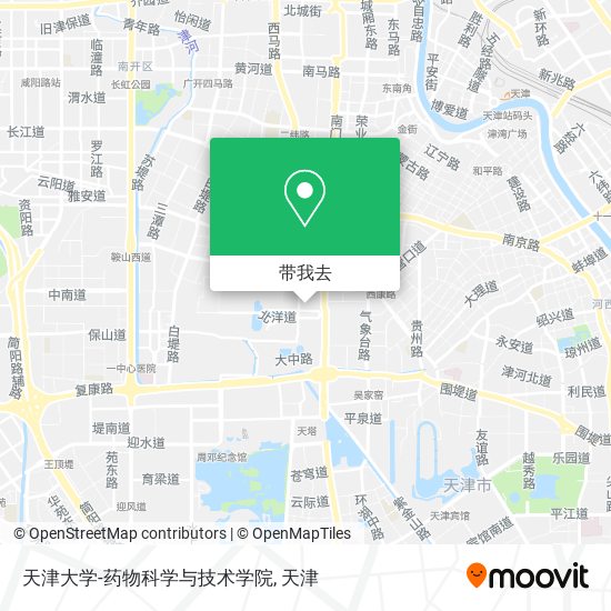 天津大学-药物科学与技术学院地图