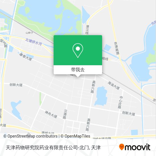 天津药物研究院药业有限责任公司-北门地图