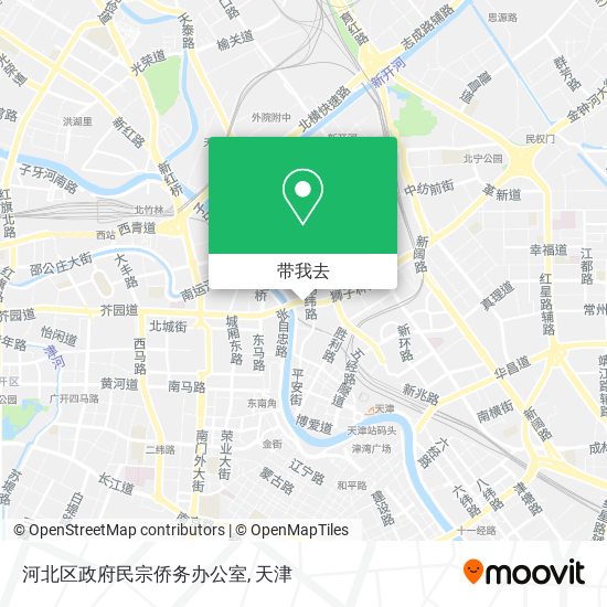 河北区政府民宗侨务办公室地图