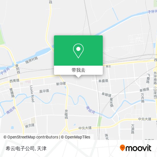 希云电子公司地图