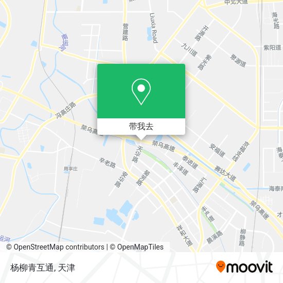 杨柳青互通地图