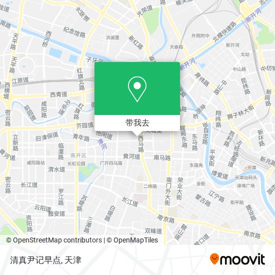 清真尹记早点地图
