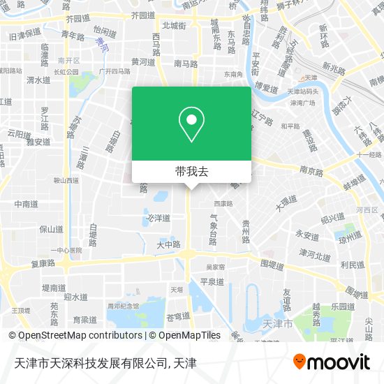 天津市天深科技发展有限公司地图