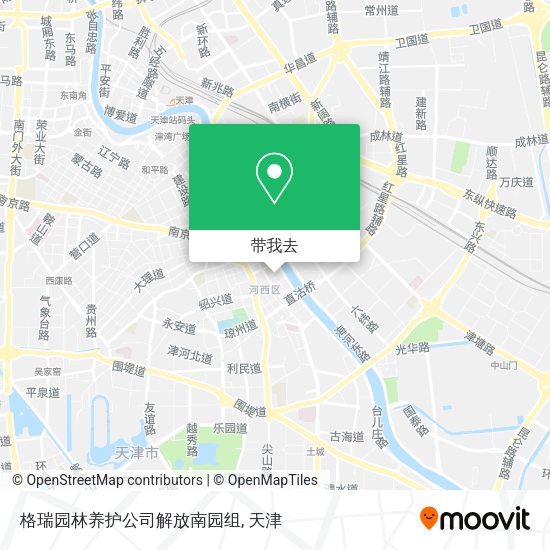 格瑞园林养护公司解放南园组地图