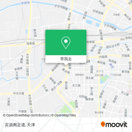 宾源阁足道地图