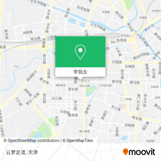 云梦足道地图