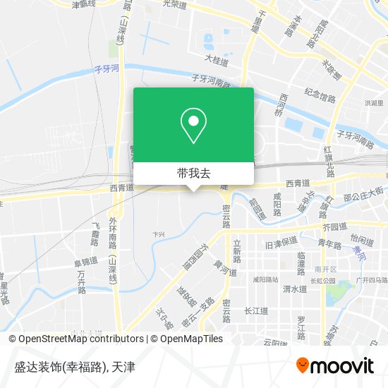 盛达装饰(幸福路)地图
