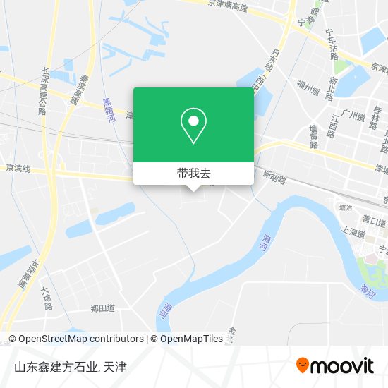 山东鑫建方石业地图
