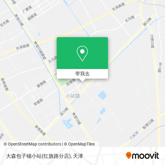 大森包子铺小站(红旗路分店)地图