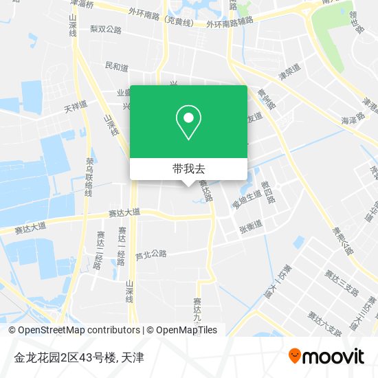 金龙花园2区43号楼地图