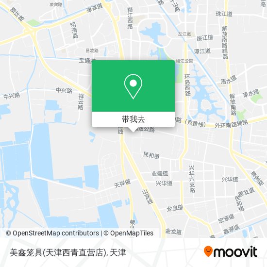 美鑫笼具(天津西青直营店)地图