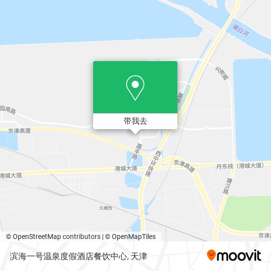 滨海一号温泉度假酒店餐饮中心地图