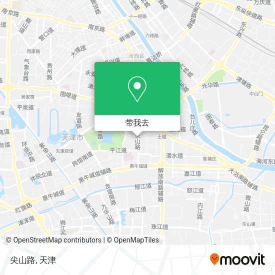 尖山路地图