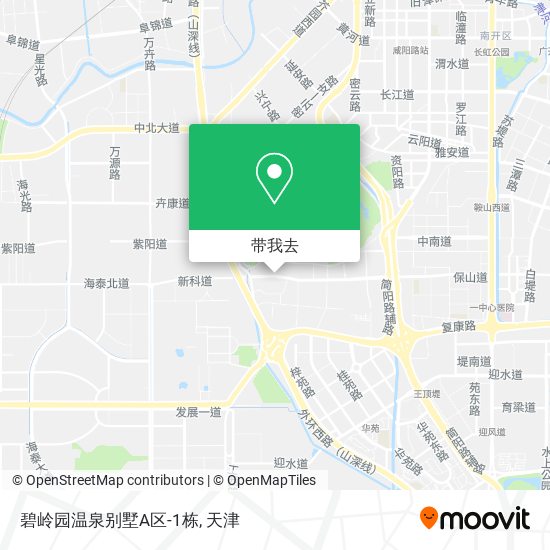碧岭园温泉别墅A区-1栋地图